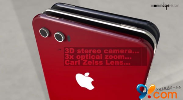 iPhone 6概念: 多彩+双后置摄像+光学变焦