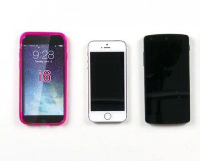 疑似iPhone 6外壳对比热门手机 究竟多大？